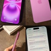 Iphone 16 plus rosa 256 GB