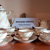 RICHARD GINORI set da caffè porcellana (anni '50)