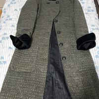 Cappotto verde militare sartoria