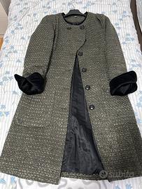 Cappotto verde militare sartoria