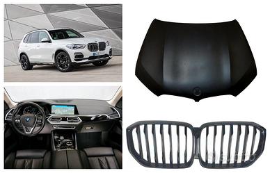 BMW X5 musata cofano parafango fanale rinforzo G05
