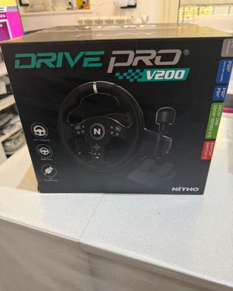 Volante con pedali drive pro v200 nuovo