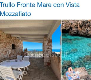 Trullo casetta fronte mare Posto Rosso marina di A