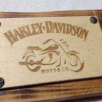 Attaccapanni artigianale Harley Davidson