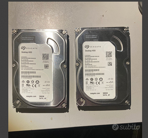 HARD DISK PER PC DESKTOP SEAGATE   DA 500GB