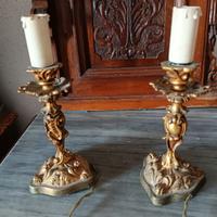 2 lampade da tavolo antichi