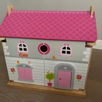 Casetta bambole legno