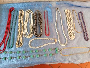 lotto di collane/girocollo