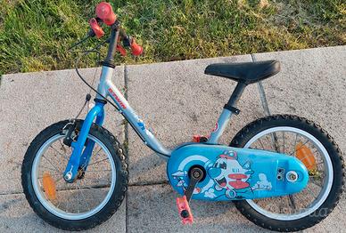 Bicicletta Dechatlon con rotelle