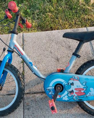 Bicicletta Dechatlon con rotelle
