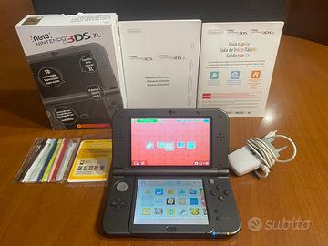 New Nintendo 3DS XL Nero Metallico + Scatola