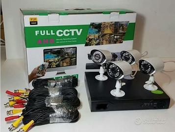 Kit 4 Telecamere di videosorveglianza AHD 