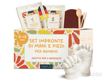 Set impronte in gesso per bambini alta qualità con