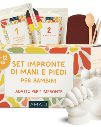 Set impronte in gesso per bambini alta qualità con