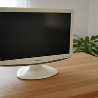 TV Sharp 19" Bianco + Decoder DVB-T2 + Antenna