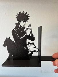 Fermalibri Anime 3D Megumi con Lupi – Jujutsu Insp