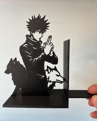 Fermalibri Anime 3D Megumi con Lupi – Jujutsu Insp