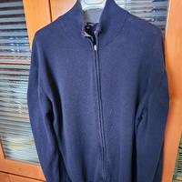 Cardigan uomo di cotone blue taglia XL 