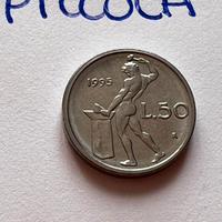Moneta 50 lire piccola