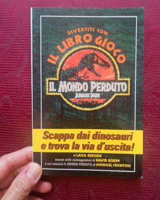 Il Mondo Perduto Jurassick Park libro gioco