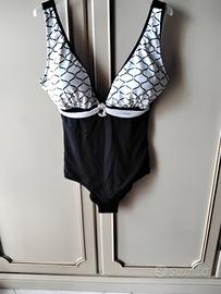 COSTUME INTERO DA DONNA BIANCO E NERO 