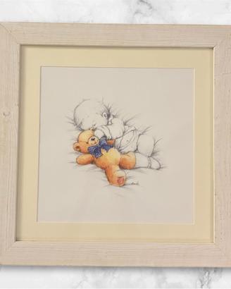Quadro decorativo per cameretta bimbi - bambino