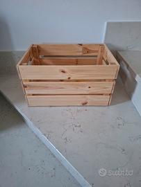 Contenitore in legno di pino