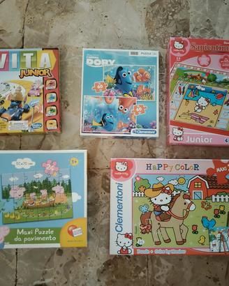  set puzzle+2 giochi 