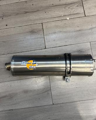 Scarico terminale LeoVince Titanio ninja 600 ZX 6R