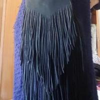 Borsa nera con frange