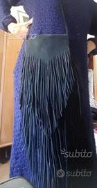 Borsa nera con frange