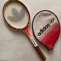 Racchetta tennis vintage marca Adidas mod. Cadet