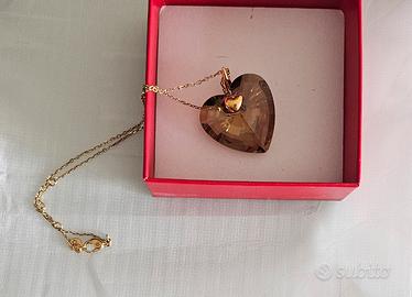 collier Swarovski Cuore Cristallo 