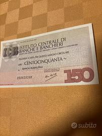 MINI Assegno circolare Ist. Banca banchieri 1977