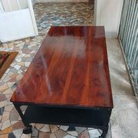 Tavolo basso con ruote meson du monde