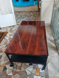 Tavolo basso con ruote meson du monde