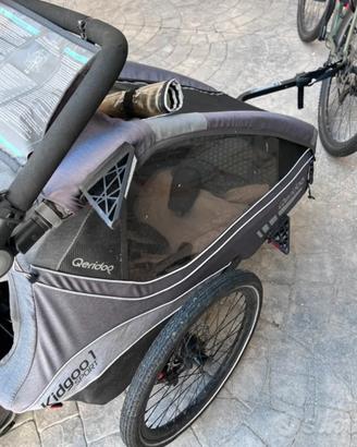 Qeridoo Kidgoo 1 sport rimorchio per bicicletta
