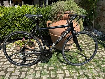 Bici Bianchi Emporio Armani alluminio nero/oro