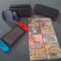 Nintendo switch con giochi 
