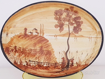 Piatto ceramica Fuina Giulianova Abruzzo