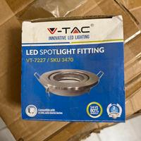 💡 PORTAFARETTO LED DA INCASSO V-TAC – GU10