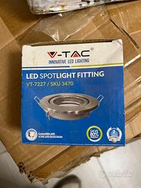 💡 PORTAFARETTO LED DA INCASSO V-TAC – GU10