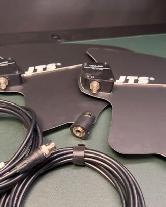 Coppia antenne JTS UDA-49P + 2 cavi BN