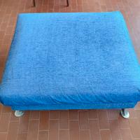 Pouf divano blu