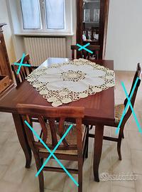 tavolo arte povera senza sedie 