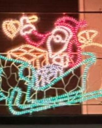 Luminaria Natale Slitta