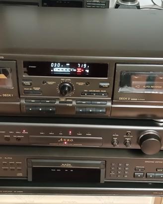 Piastre Cassetta Technics Alta Qualità Uso Hi-Fi 