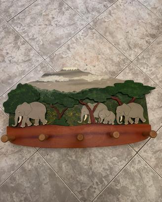 Weizenkorn Africa - appendiabiti legno bambini