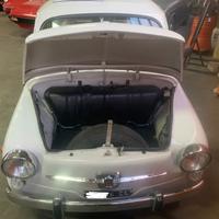 Fiat 600 D fanalone asi targhe nere conservato-riv