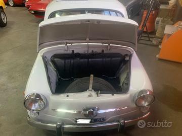Fiat 600 D fanalone asi targhe nere conservato-riv
